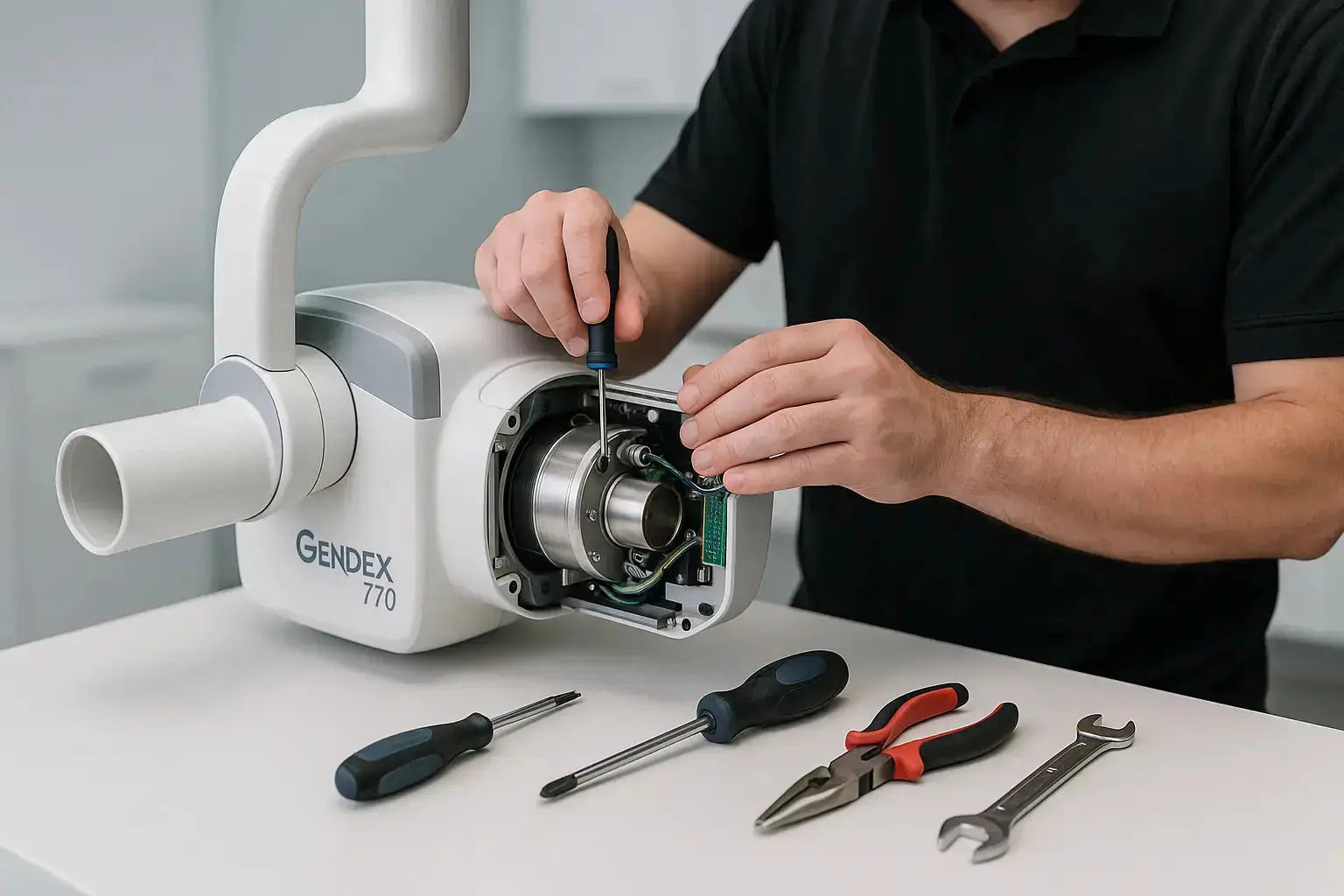 Gendex-770-Dental-X-Ray-Tube-Head-Repair ABCDentalworks