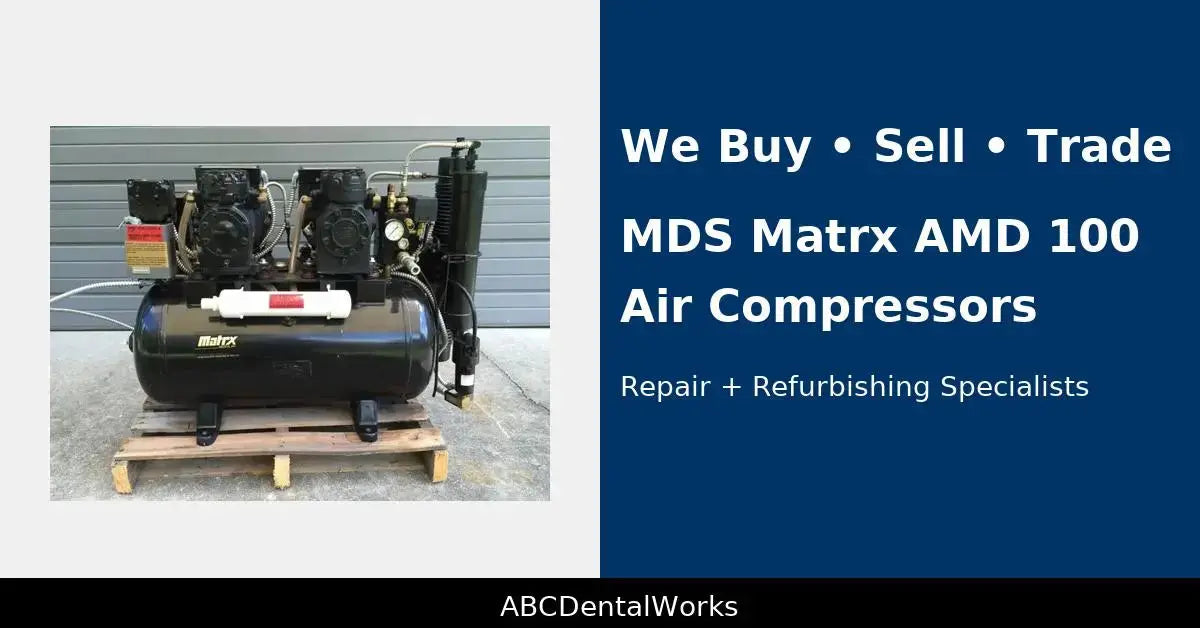 We-Buy-Sell-Trade-MDS-Matrx-AMD-100-Air-Compressors ABCDentalworks