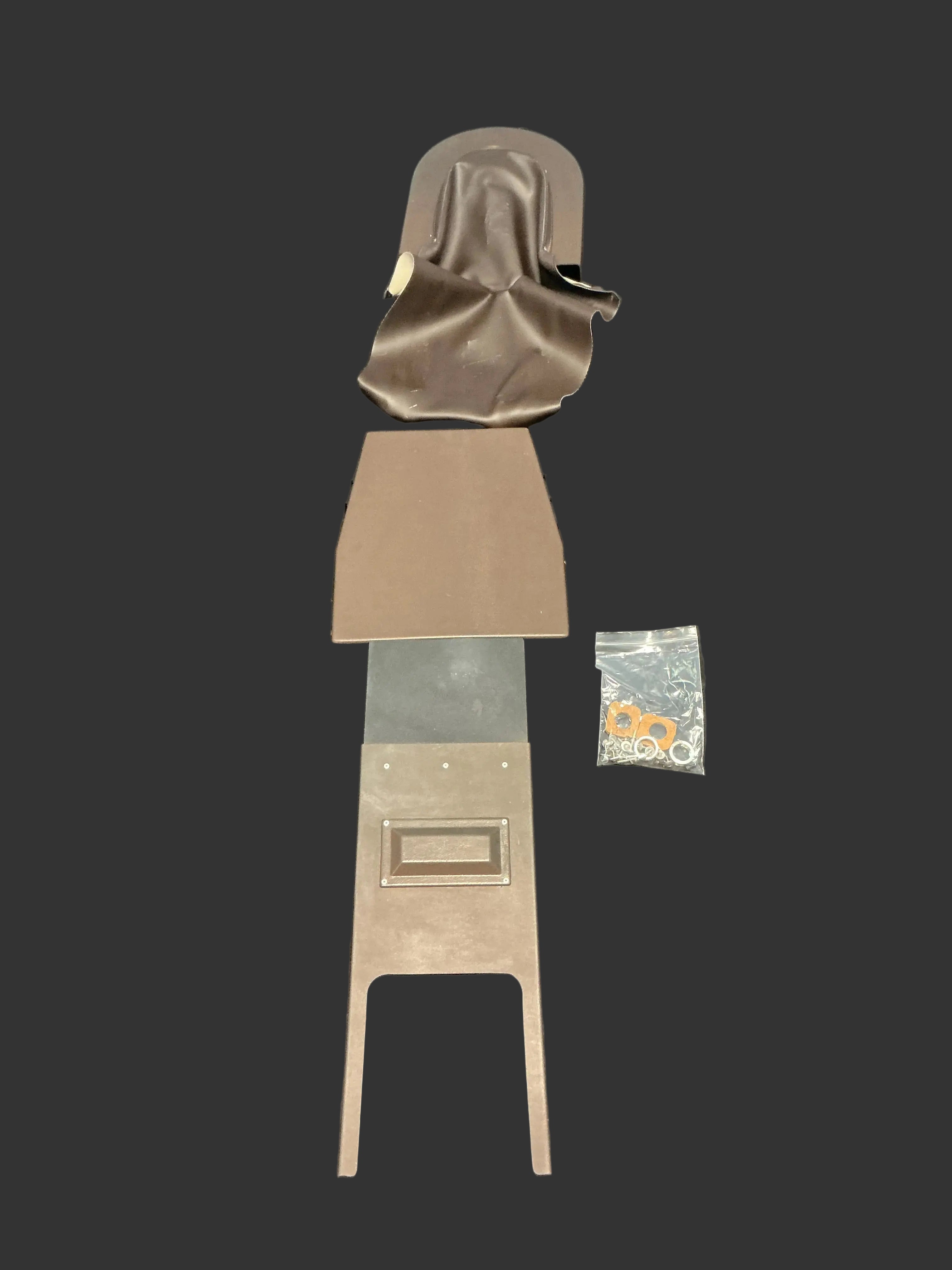 Royal R16 Dental Chair Plastics Kits Complete OEM Brown - Refurbished dental part