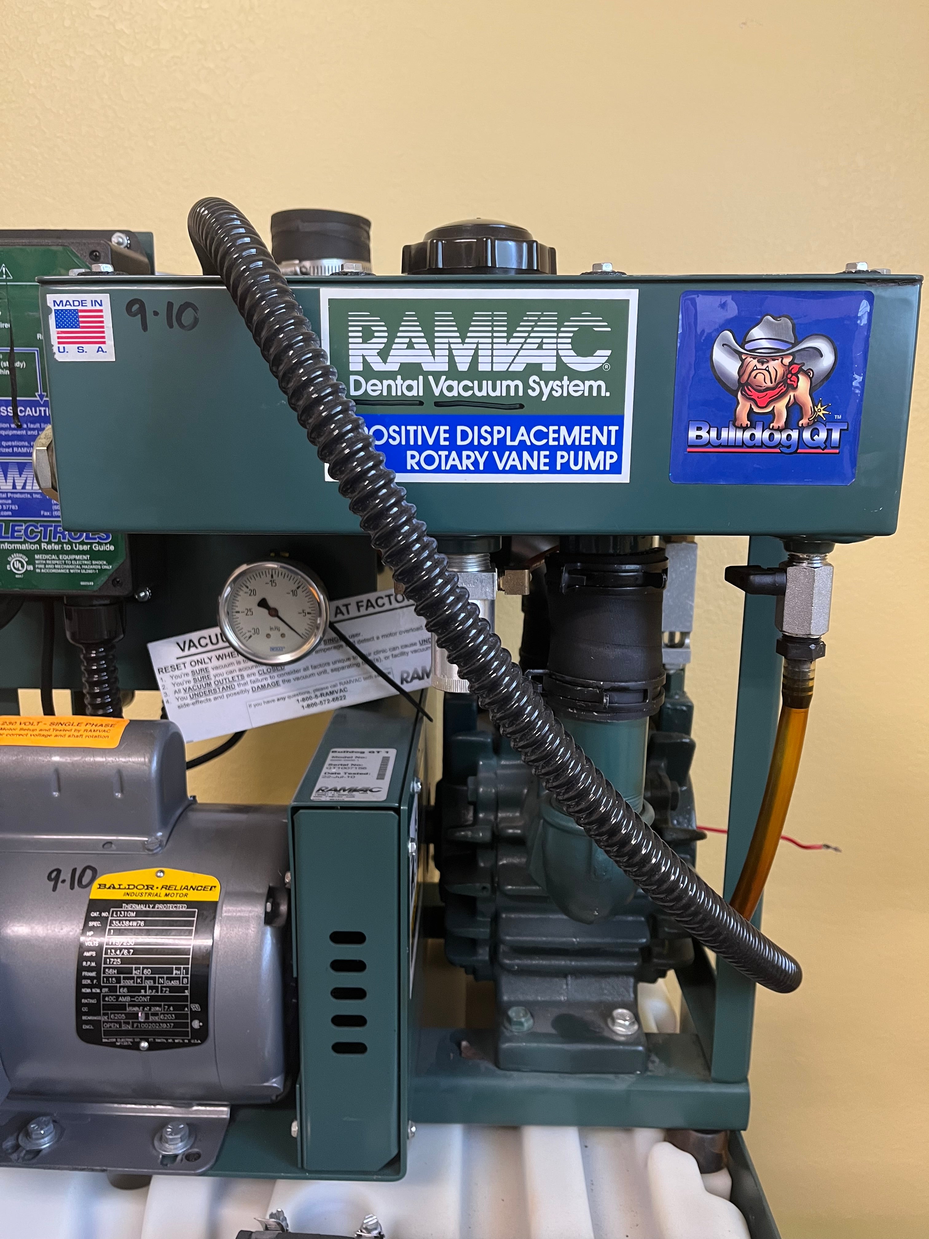Refurbished Ramvac Bulldog QT1 Dental Vacuum System | 6-Month Warranty