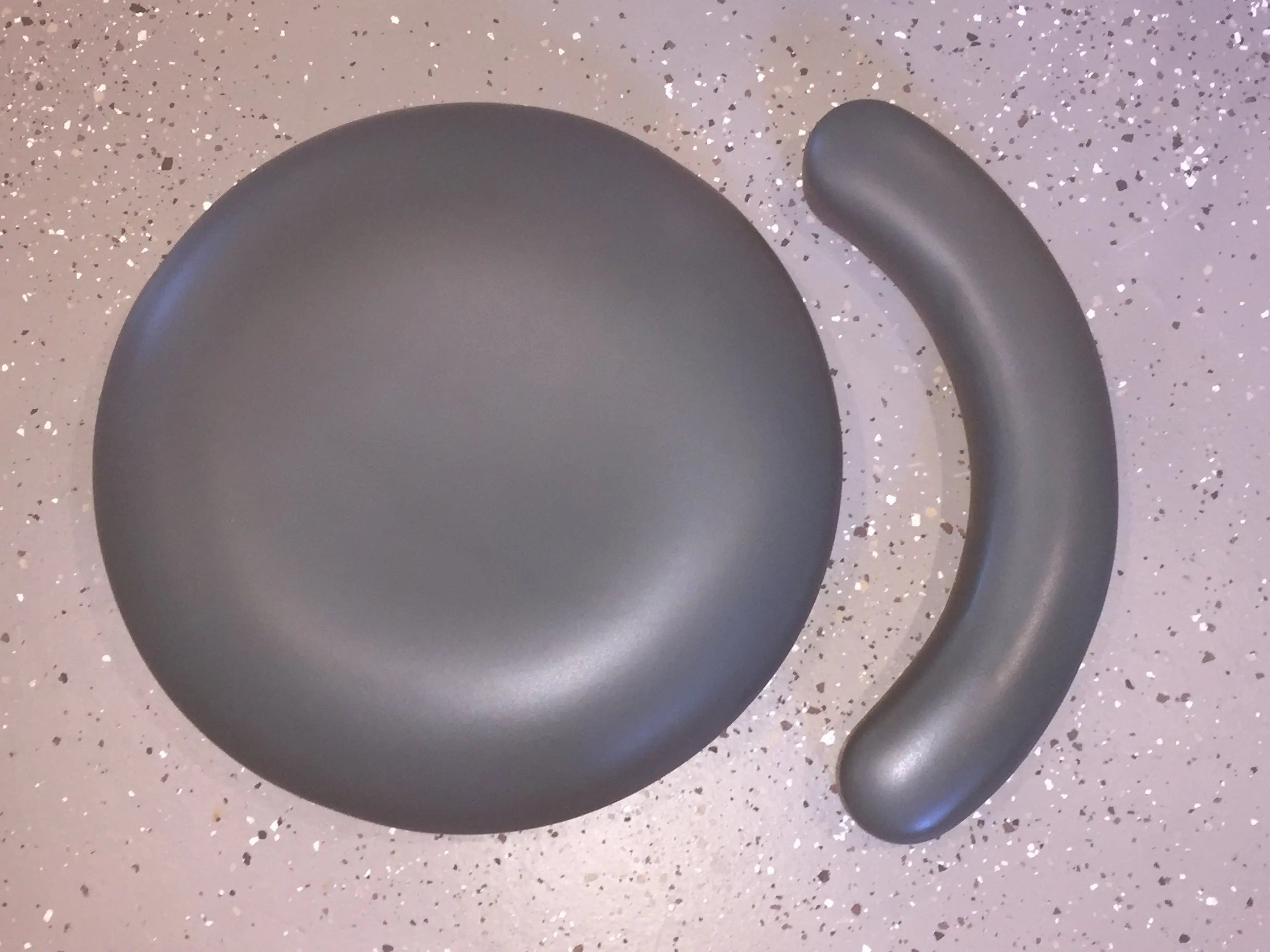 ADEC 422 Assistants Stool Upholstery Kit in "Charcoal Gray" Excellent Condition.