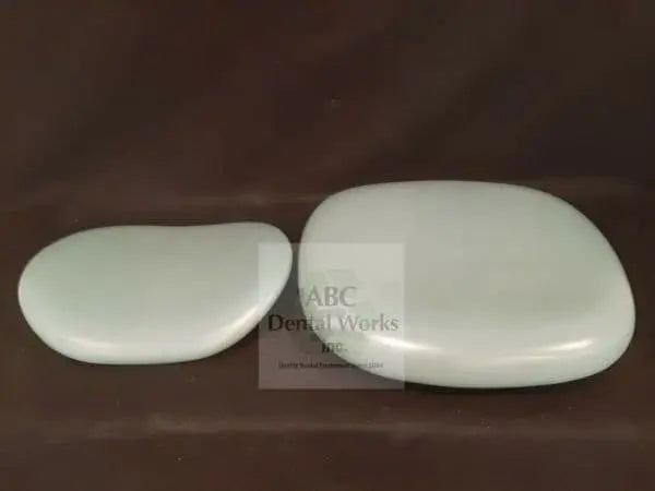 A-dec doctor's stool teal vinyl upholstery kit – front view
