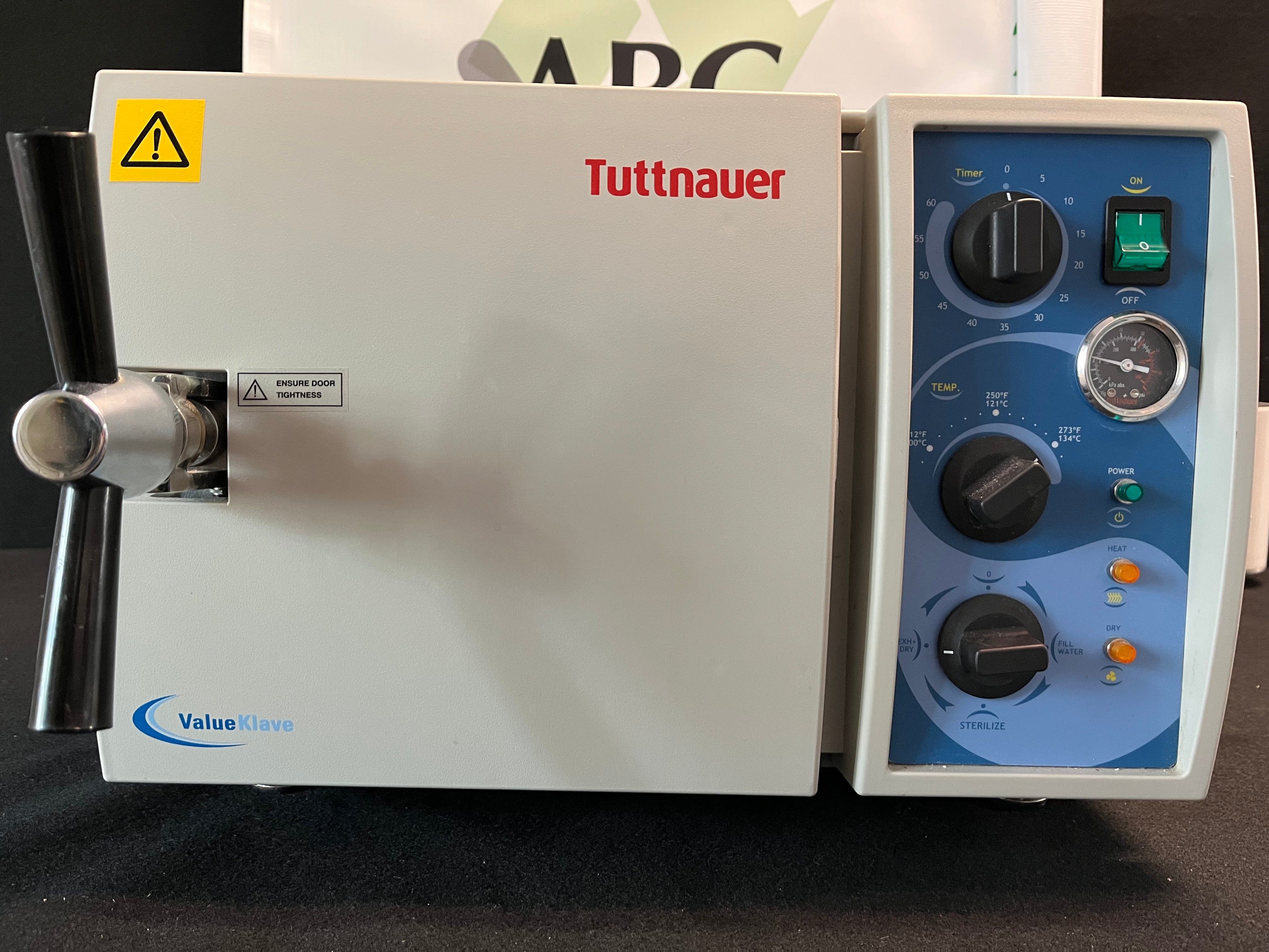 Tuttnauer 1730 Valueklave Manual Autoclave Sterilizer | Refurbished Dental Steam Sterilizer