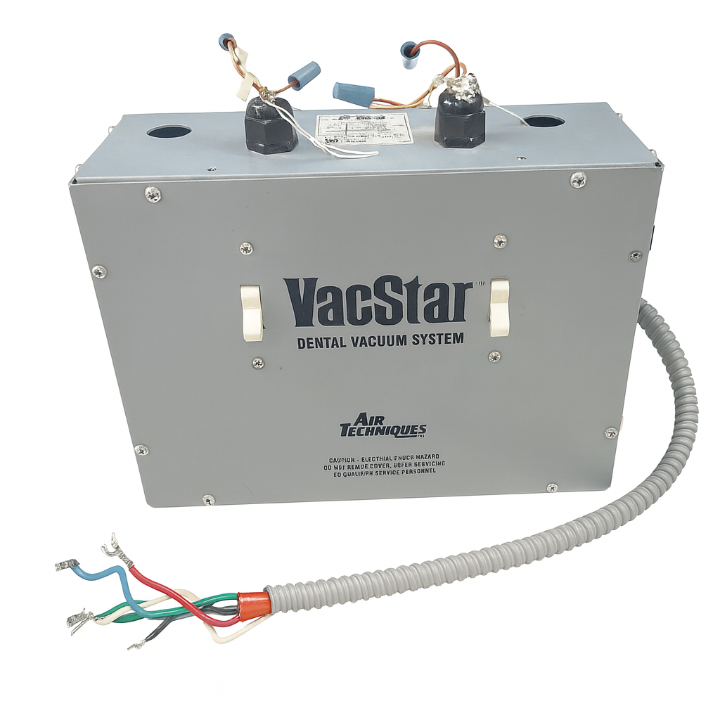 Air Techniques VacStar 50 electrical control panel assembly, full view