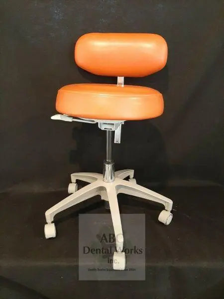 Crown Seating dental operators stool, front view
