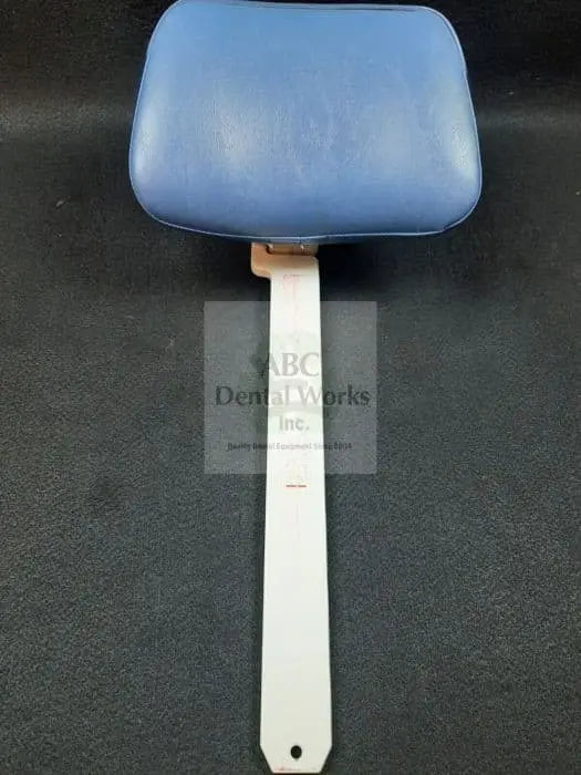 Pelton Crane DCI dental chair double articulating headrest, front view