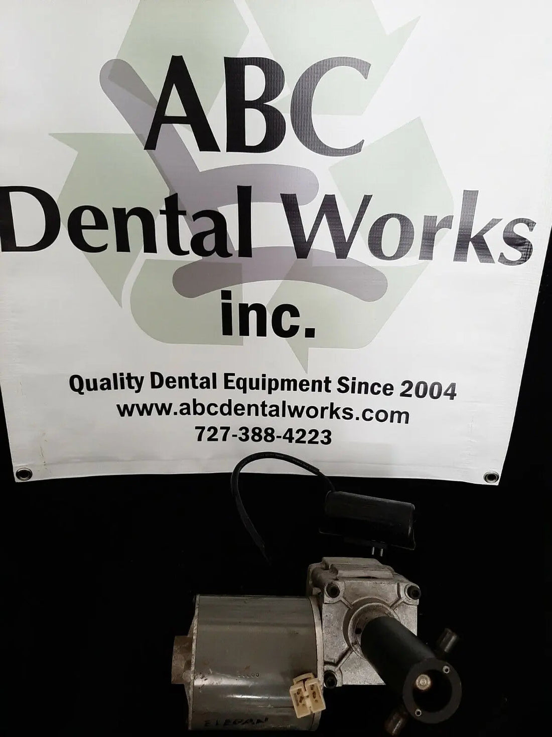 DentalEZ 3574-083 E-1 chair toe motor, front view, used