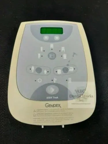 Gendex 765DC intraoral X-ray timer board control panel, front view