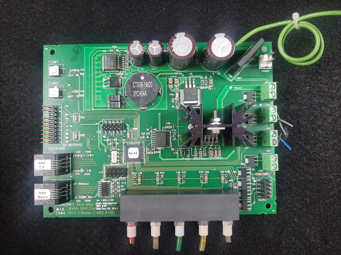 KaVo Unit Control PCB Rev 2.0 circuit board, front view