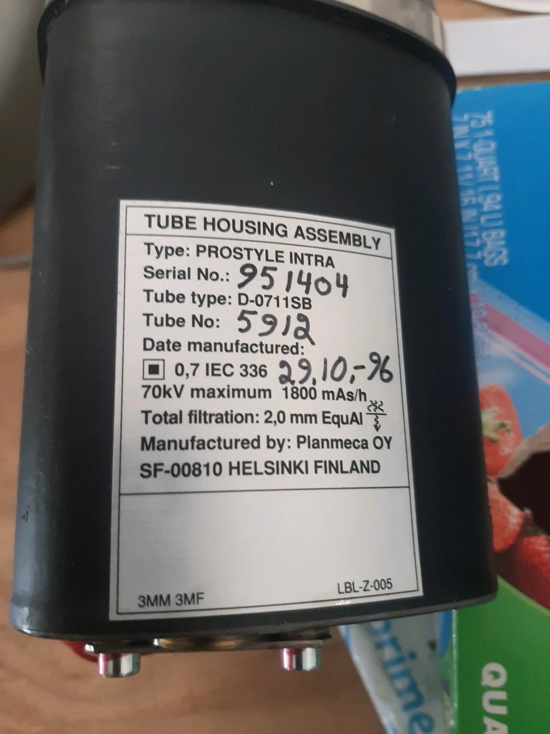 Planmeca Prostyle Intra Tube Insert PLANMECA