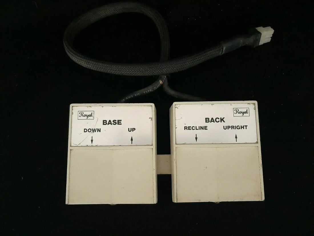 Royal foot control unit, front view