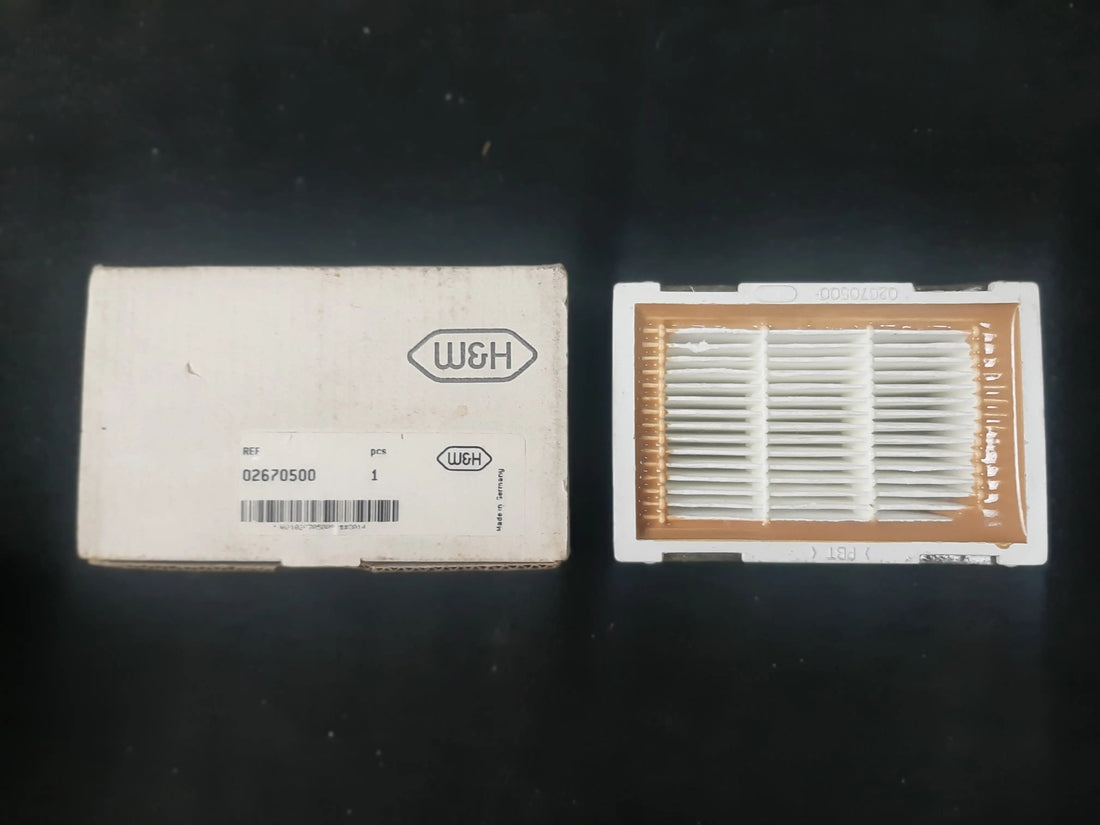 W&H 02670500 aerosol mist filter for Assistina 301, front view