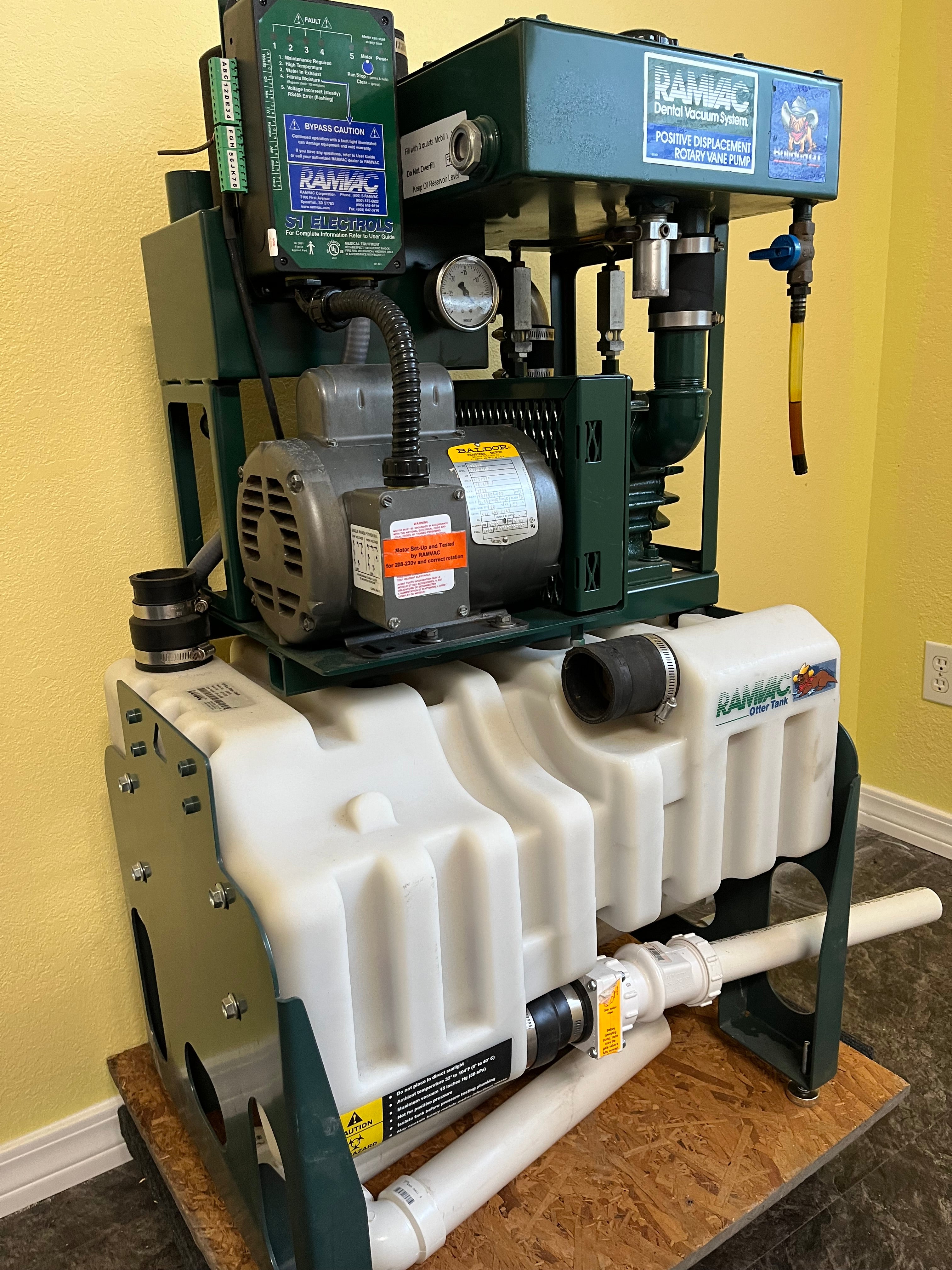 Refurbished Ramvac Bulldog QT1 Water-Free Central Dental Vacuum System | Professionally Tested | 6-Month Warranty