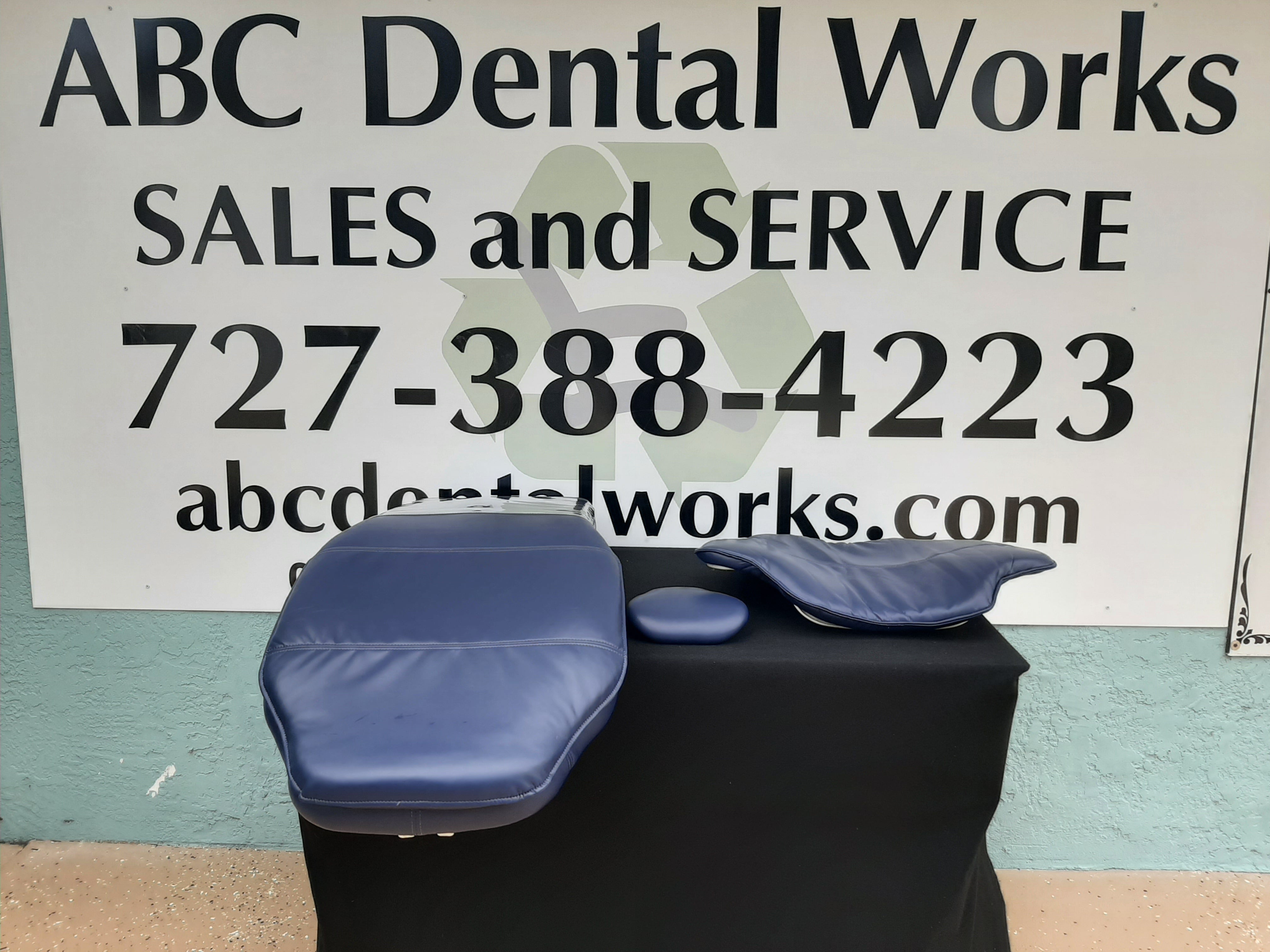 Adec 511 Dental Chair Upholstery Kit Dark Blue Ultra leather - Genuine OEM Part Tested Certified