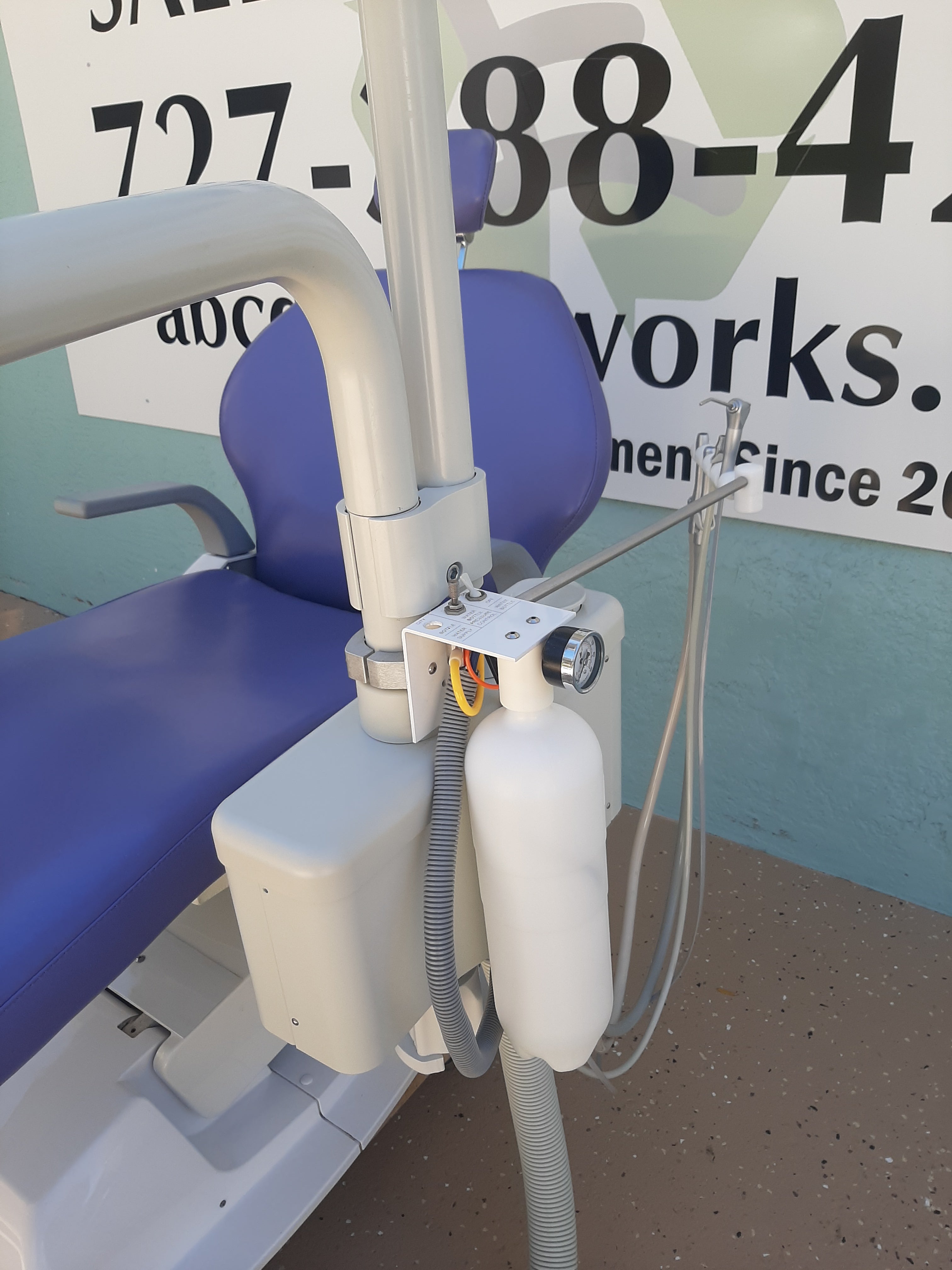 Belmont X Calibur Dental Chair Package DCI Delivery Pelton Crane LED Light Assistant Package Refurbished Tested