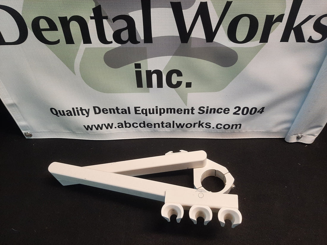 DCI double articulating 2-inch post-mount arm clamp - front view