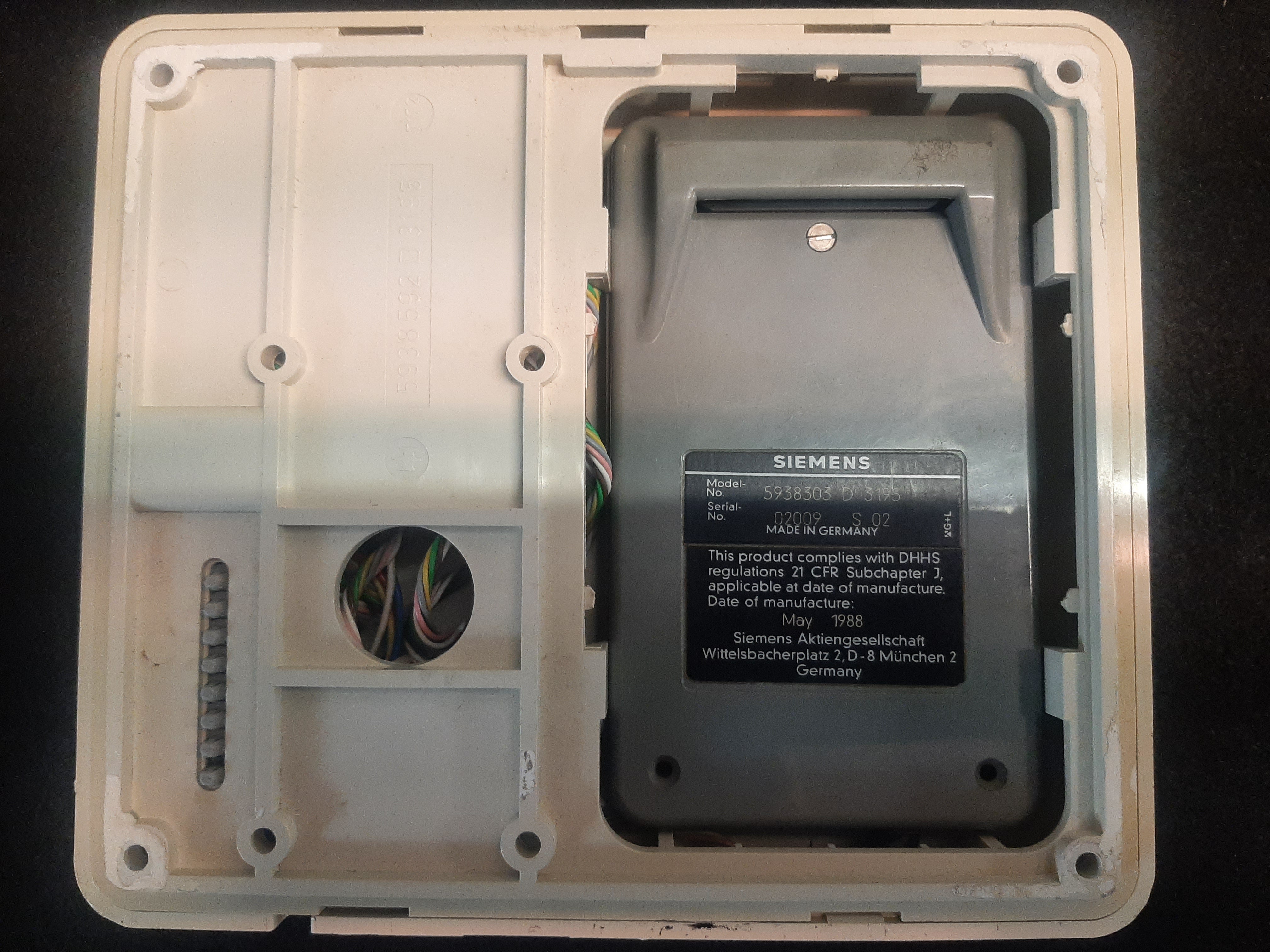 Siemens Heliodent MD X-Ray Timer Board 5938303 Wall Mounted Replacement – Used, Tested Working