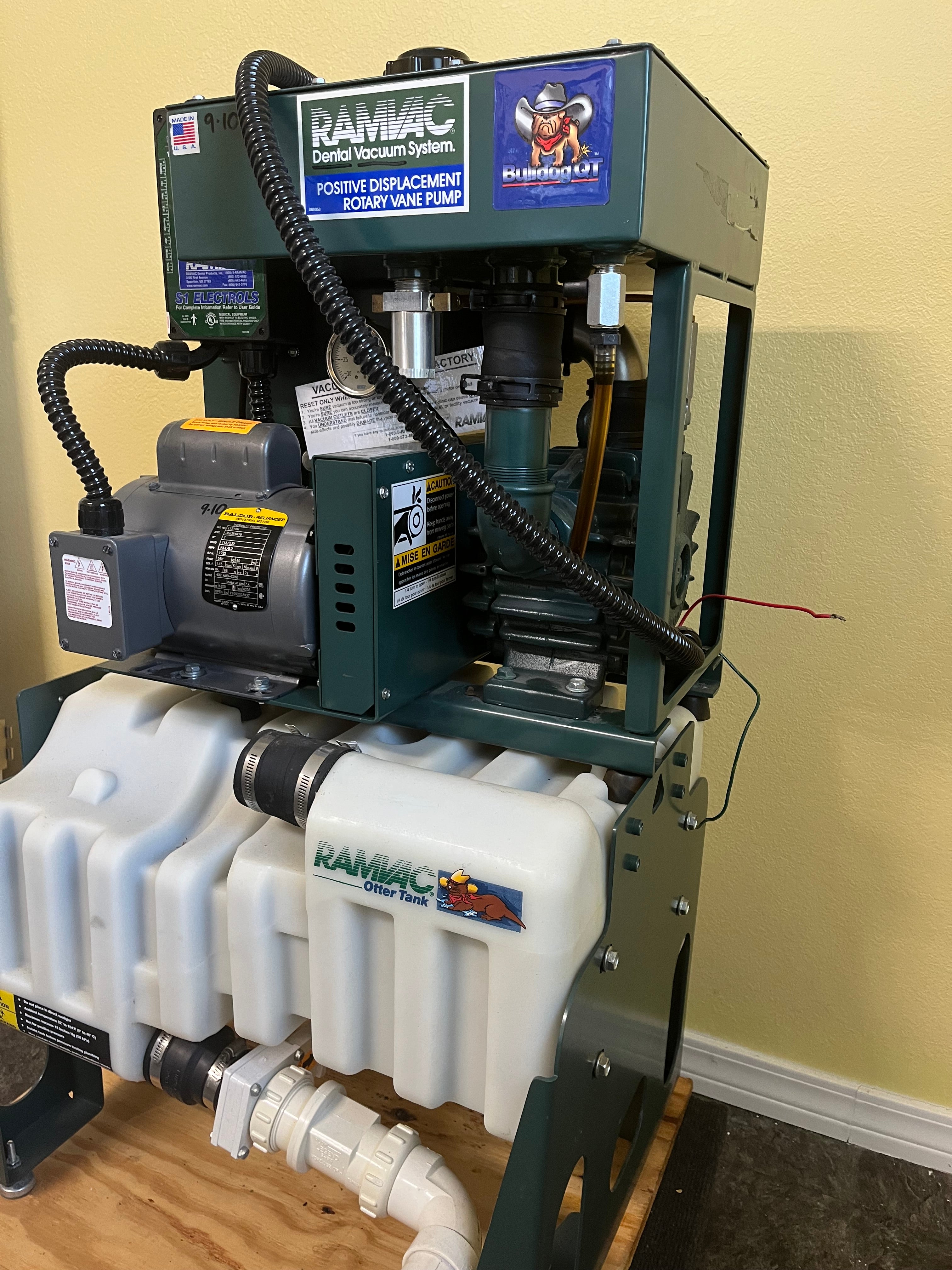 Refurbished Ramvac Bulldog QT1 Dental Vacuum System | 6-Month Warranty
