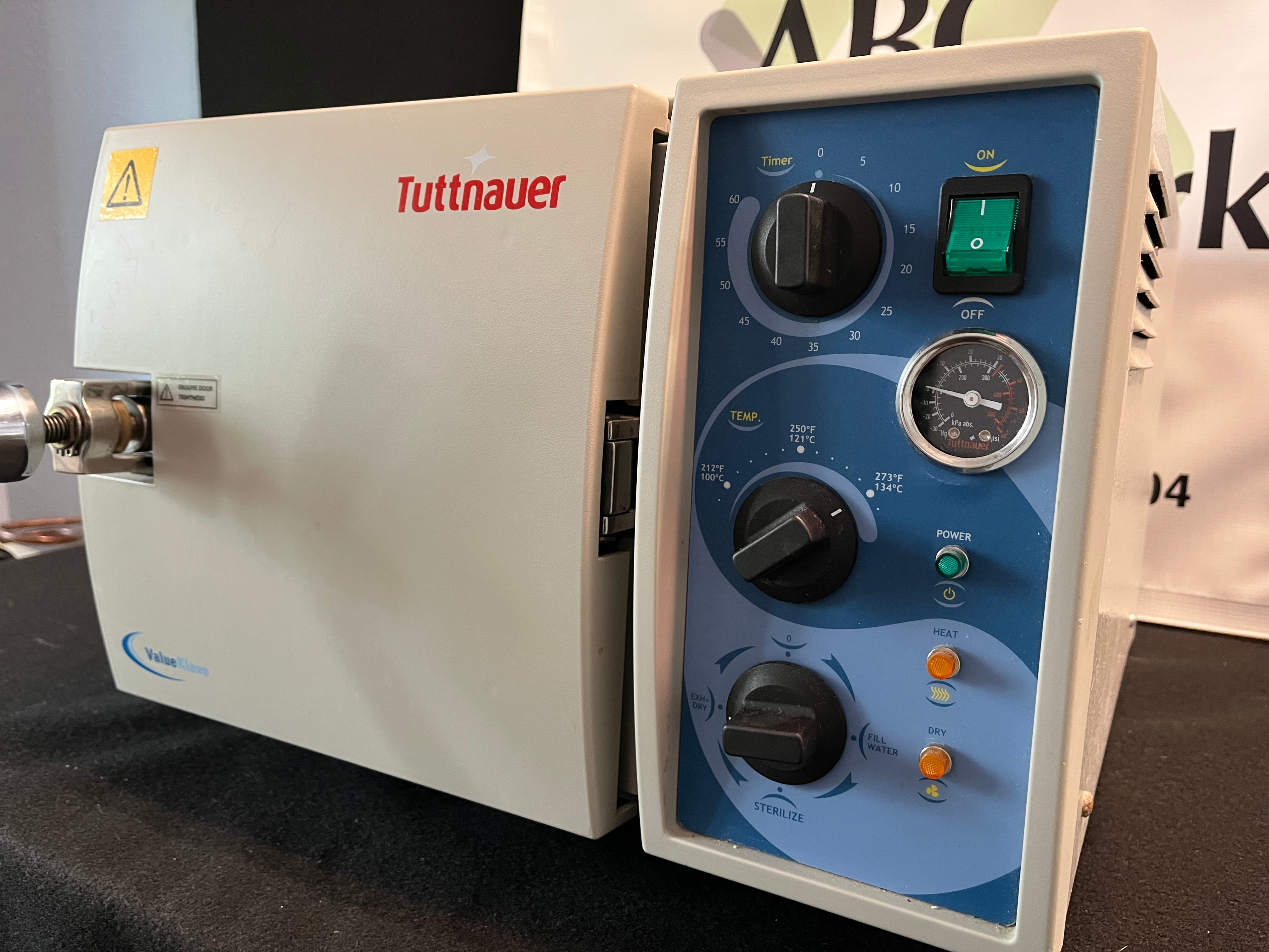 Tuttnauer 1730 Valueklave Manual Autoclave Sterilizer | Refurbished Dental Steam Sterilizer
