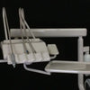 A-dec 1021 Cascade Radius Chair with Euro-style Delivery, Assist. Pkg., Dual Touch Pads, 6300 Light, and Matching Stools.