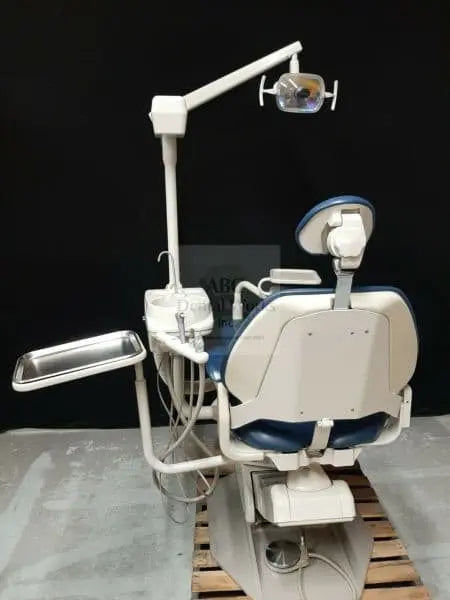 A-dec Performer III 8000 Dental Chair, Radius Delivery, Cuspidor, Assistants Arm, 6300 Light NICE.