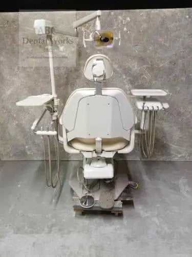 A-dec Performer III 8000 Hydraulic Dental Chair w Delivery, Assistant Pkg., and Light.