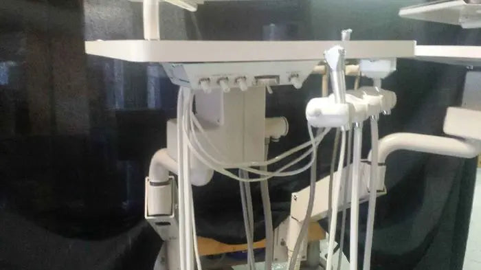 A-dec Wall Mount Rear Delivery with Assistant Instrumentation