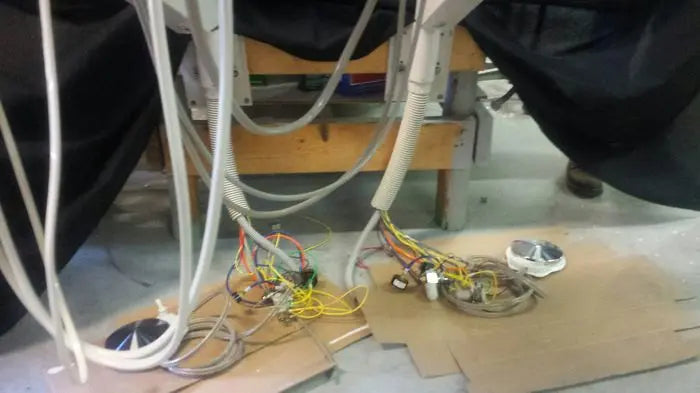 A-dec Wall Mount Rear Delivery with Assistant Instrumentation.