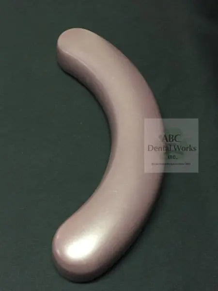 A-dec 422 assistants stool replacement arm – front view, Amethyst upholstery