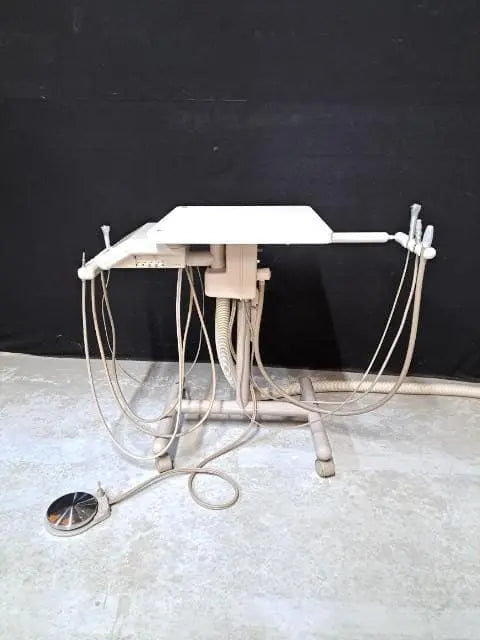 ADEC Cascade Doctors 2671 Duo Cart (6)-pin Power Optics, City Bottle Quick Connect Water Supply Mobile Dental Cart ADEC