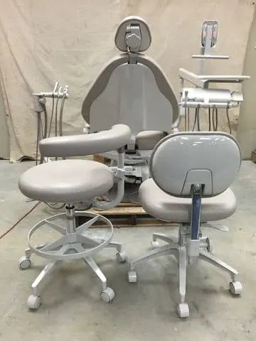 Adec 1040 Cascade Chair with Radius Unit, Vac Package, Monitor Mount, and Stools "Refurbished".