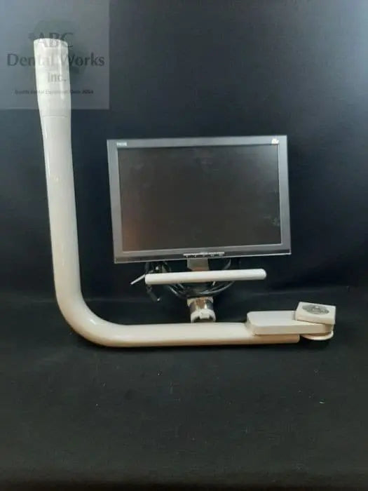 A-Dec 511/Cascade monitor mount, cream, full kit view