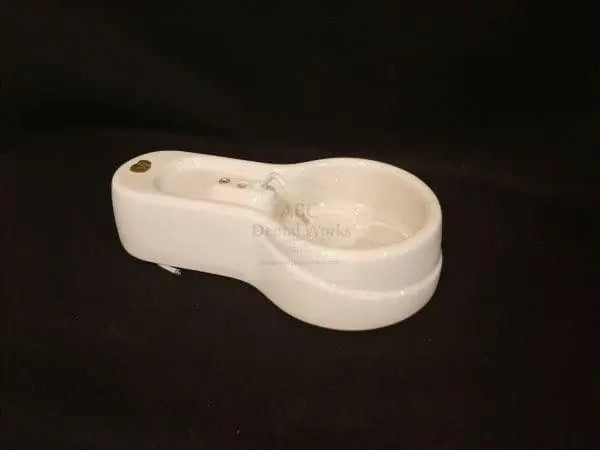Adec Cascade porcelain cuspidor bowl replacement - front view