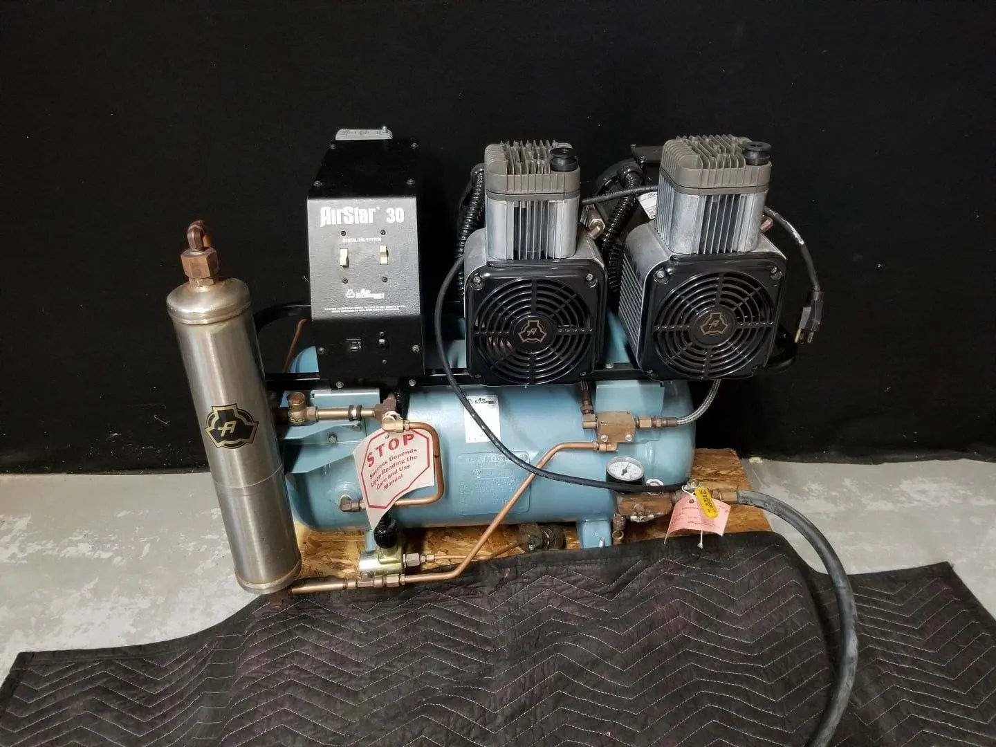 Air Techniques Airstar 30 AS30 - Oil-less Dental Air Compressor.