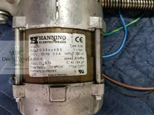Ampco P-1000/P-2000 chair base motor, front view
