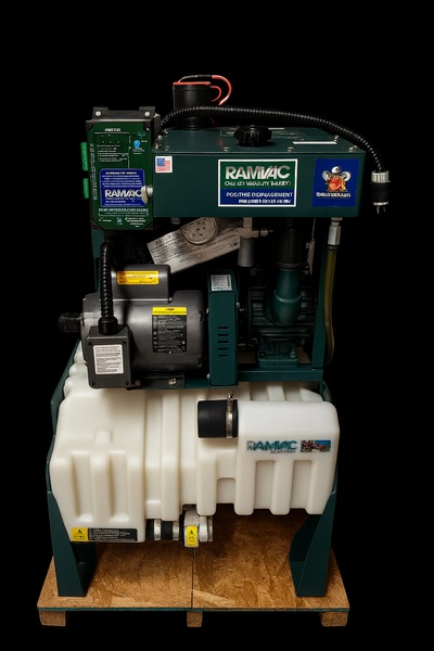 RAMVAC Bulldog QT1 2010 Dental Vacuum System with Otter Tank – Refurbished