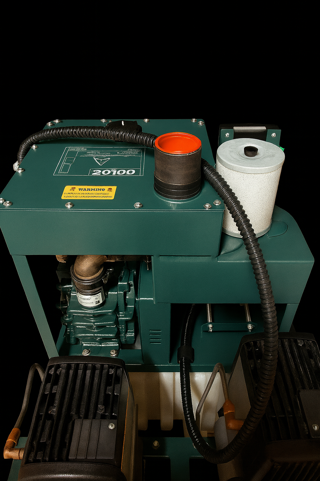 RAMVAC Bulldog QT1 2010 Dental Vacuum System with Otter Tank – Refurbished