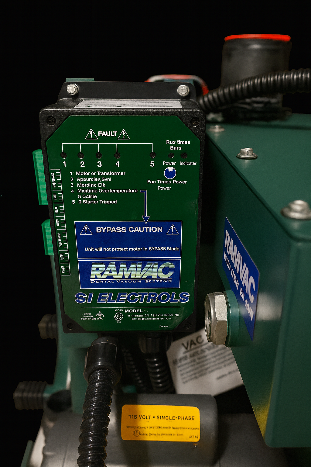 RAMVAC Bulldog QT1 2010 Dental Vacuum System with Otter Tank – Refurbished