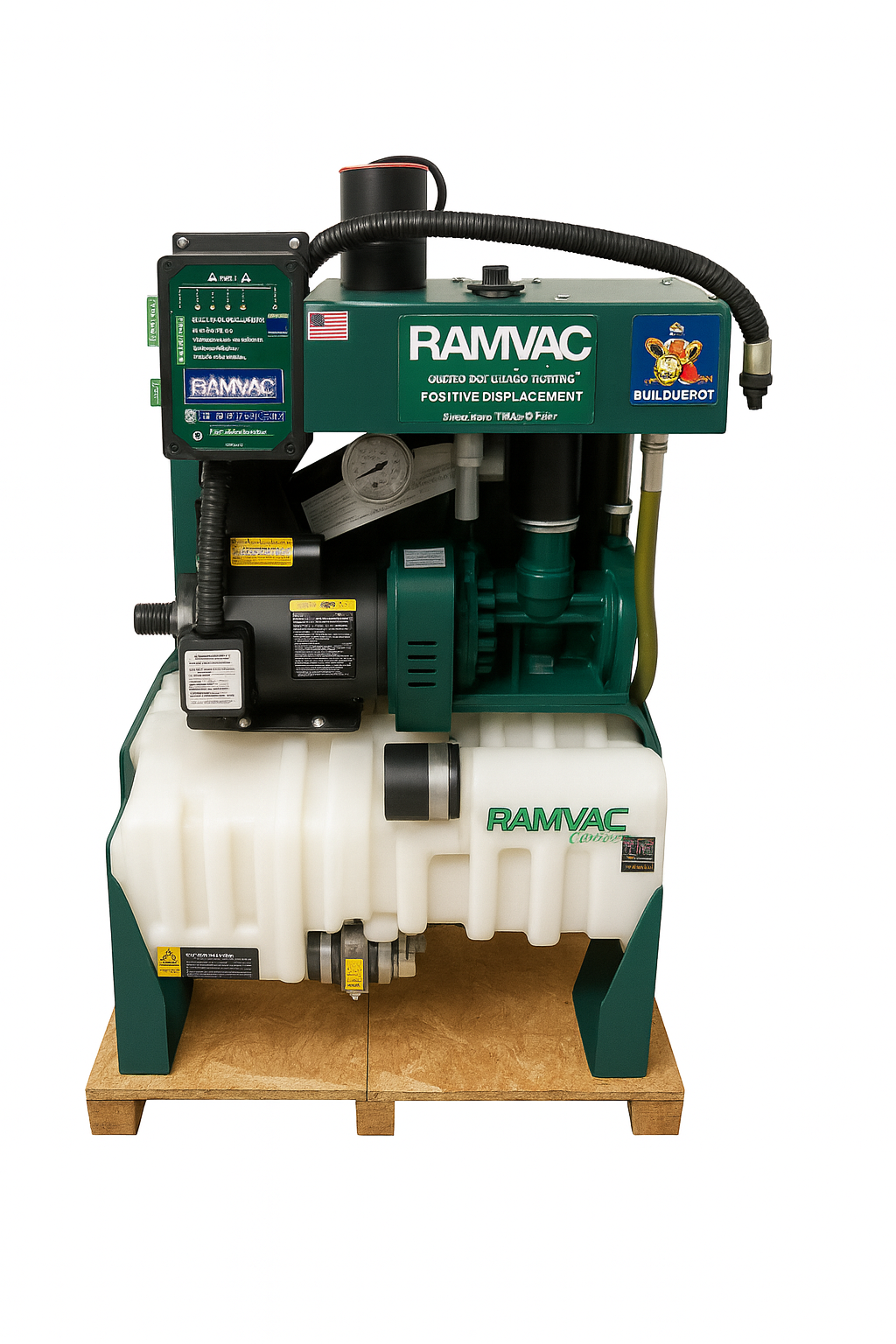 RAMVAC Bulldog QT Dental Vac System Positive Displacement Rotary Vane Pump by Ramvac – ABC Dentalworks