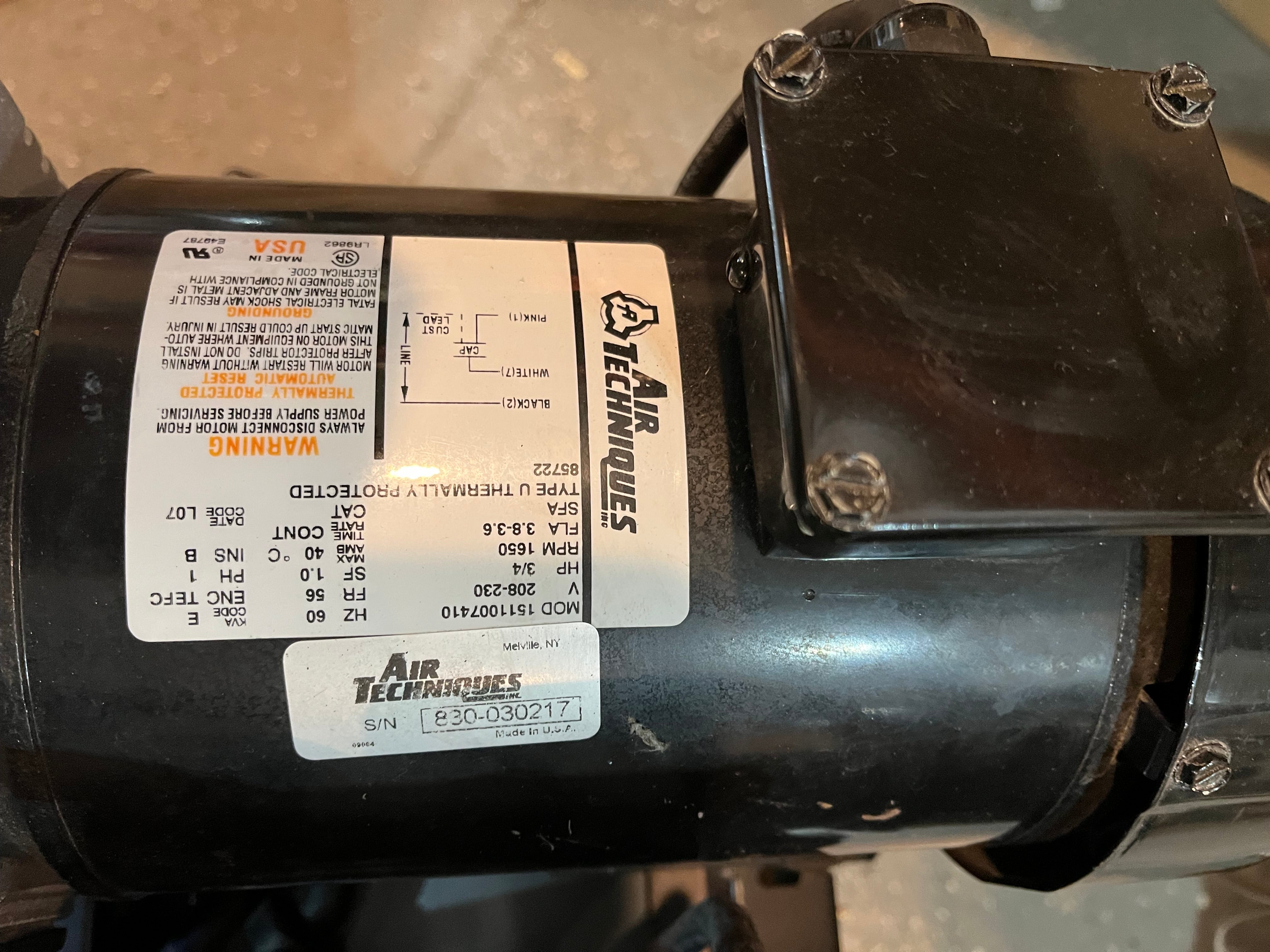 Air Techniques AirStar 30 Replacement Head Assembly | OEM Dental Air Compressor Part