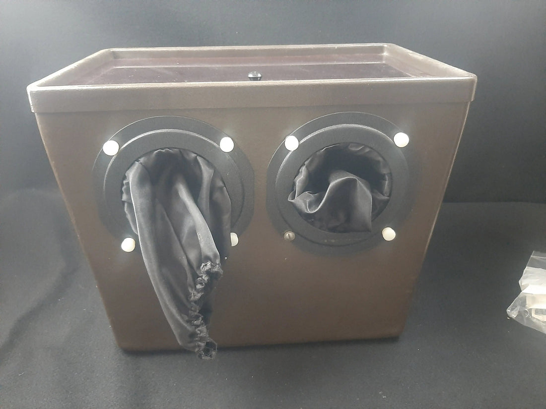 Dent-X 810 daylight loader mounting hardware - front view