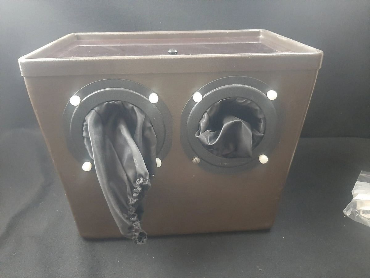 Dent-X 810 daylight loader mounting hardware - front view