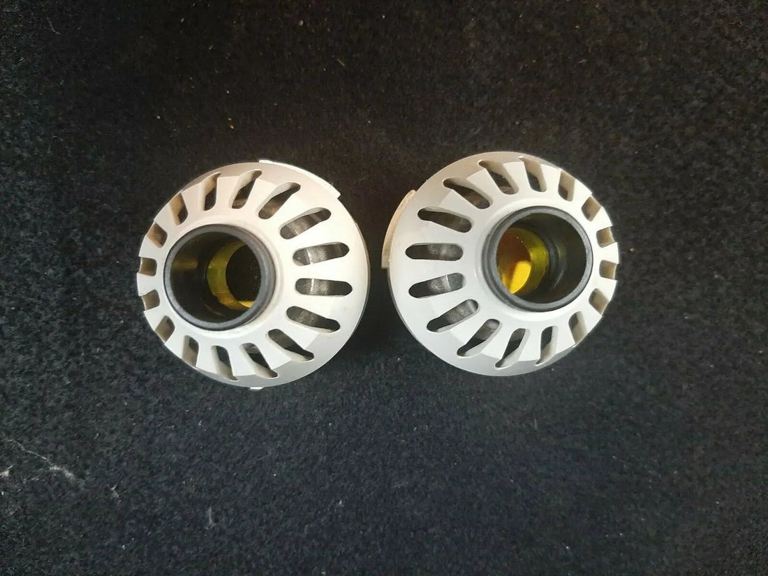 Dentsply nose cone light guide housing, front view