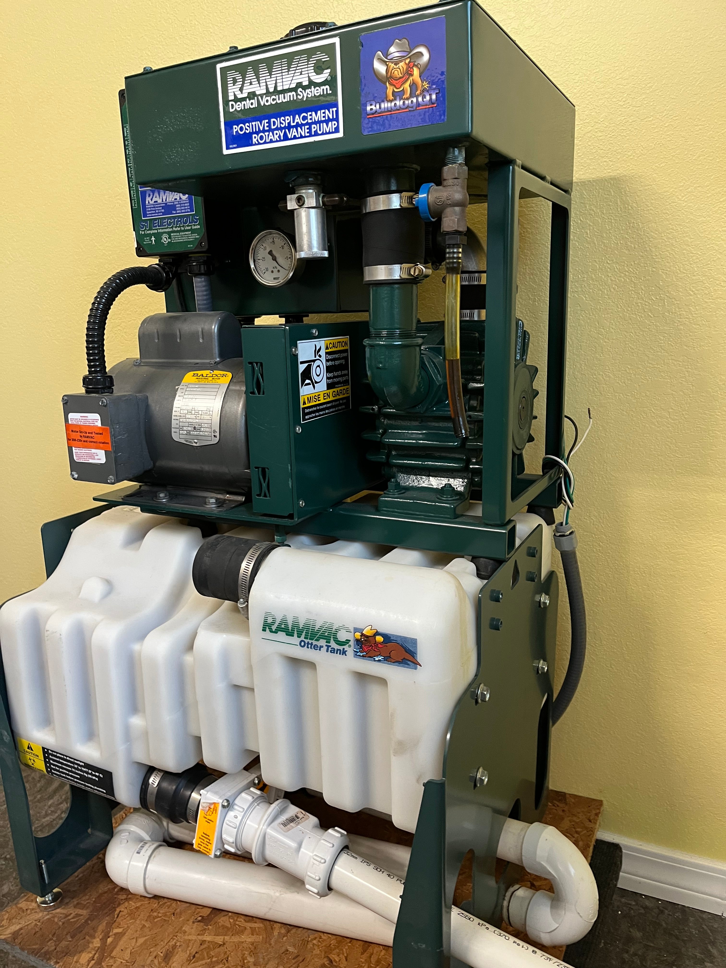 Refurbished Ramvac Bulldog QT1 Water-Free Central Dental Vacuum System | Professionally Tested | 6-Month Warranty