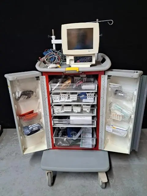 Emergency Crash Cart (ER2000) - Refurbished - ABCDentalworks