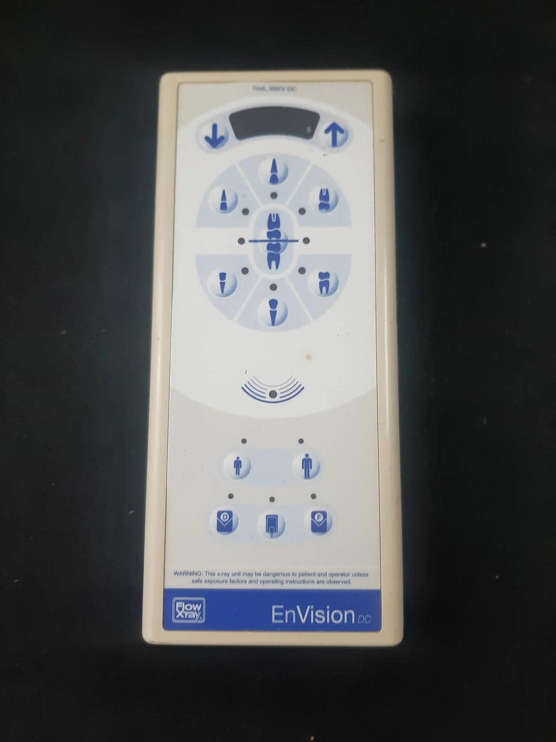 Envision 400000 X-ray timer board control assembly, front view