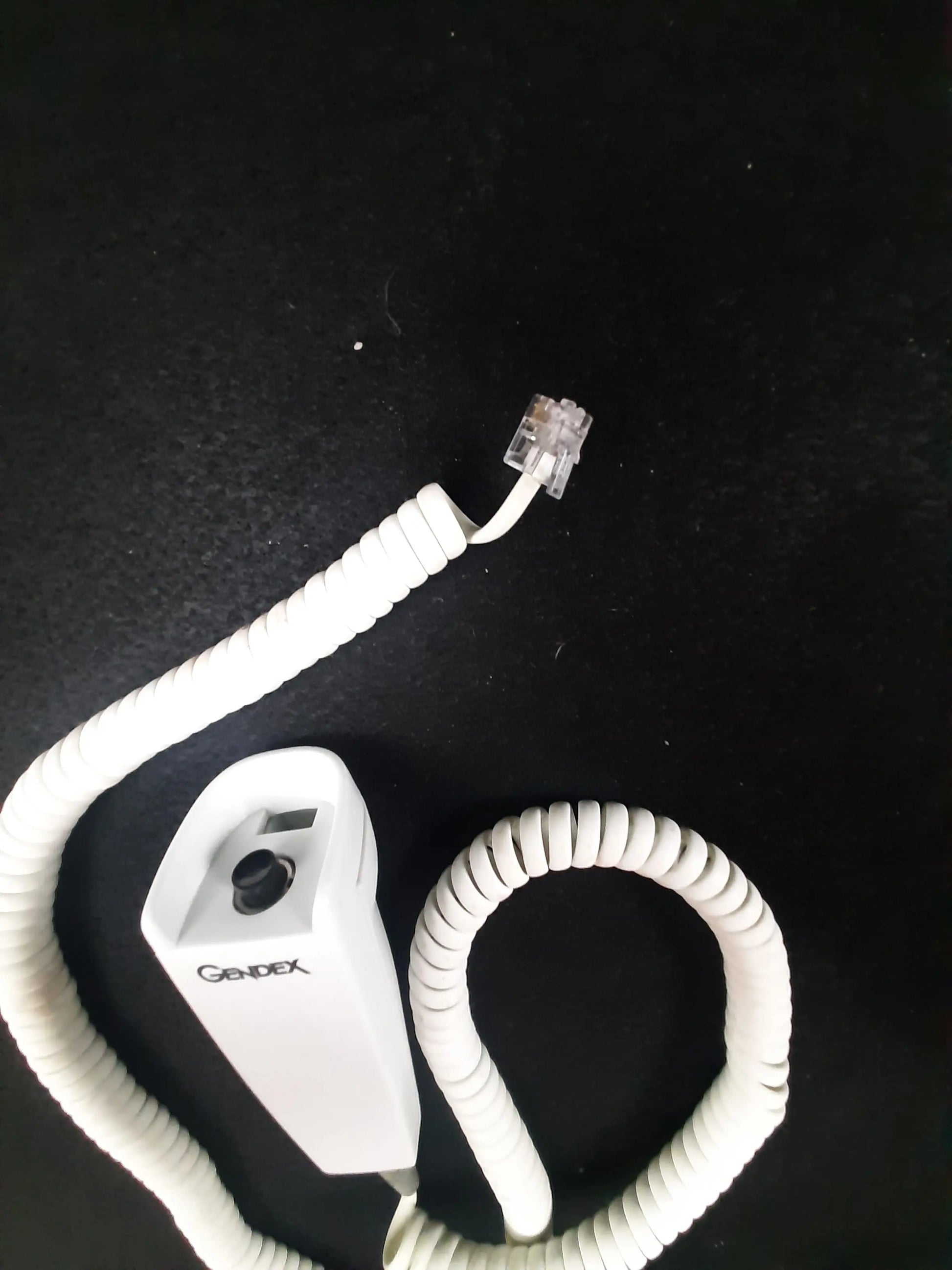 Gendex 770 Xray Thumb Switch And Coil Cord OEM 6-7 Pin Connector GENDEX