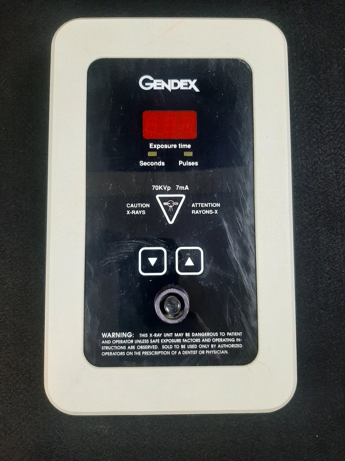 Gendex 124-0178 outside timer board – front view of assembly