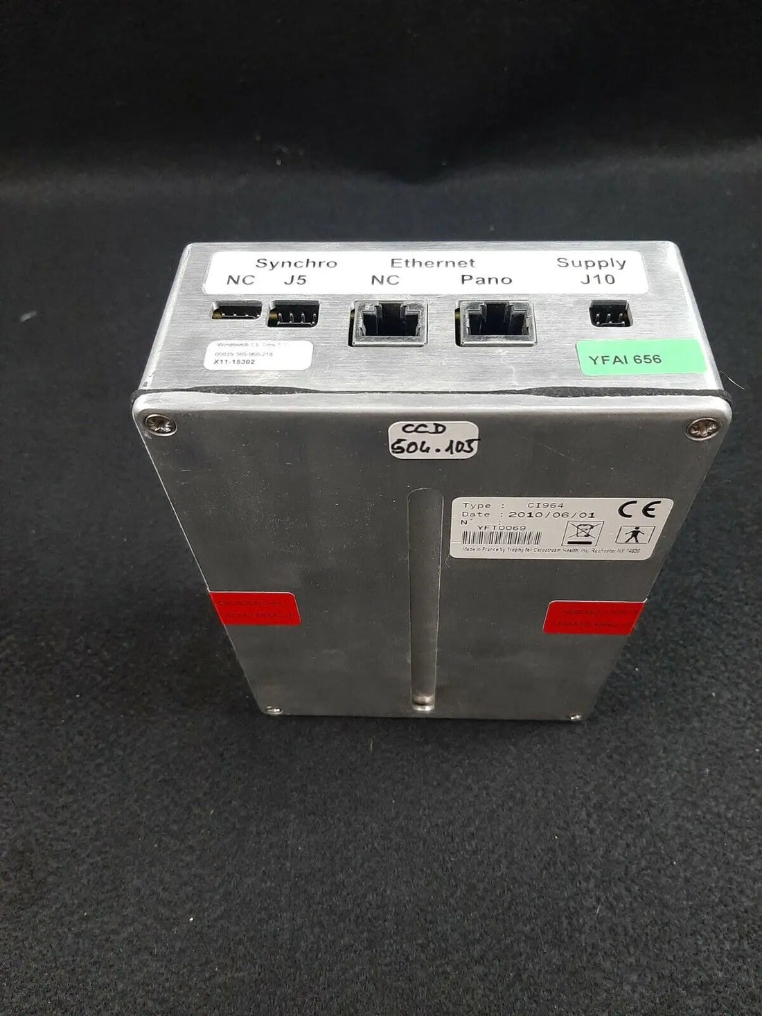 Kodak Carestream CI964 X-ray sensor - front view