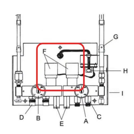 PORTER C-394-000 SENTINEL MANIFOLD HI/LOW PRESSURE SWITCH ASSEMBLY Porter